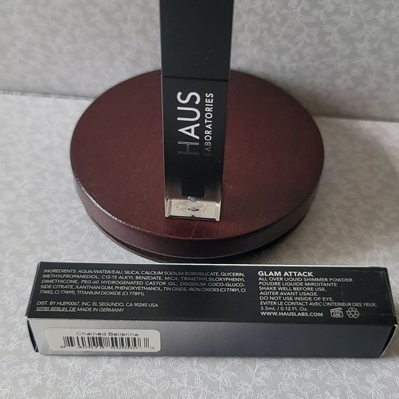 Haus Laboratories Glam Attack Liquid Shimmer Powder - Chained Ballerina - Picture 4 of 7